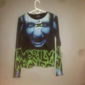 1X UNRELEASED MARILYN MANSON X DOLLS KILL Long Sleeve Top